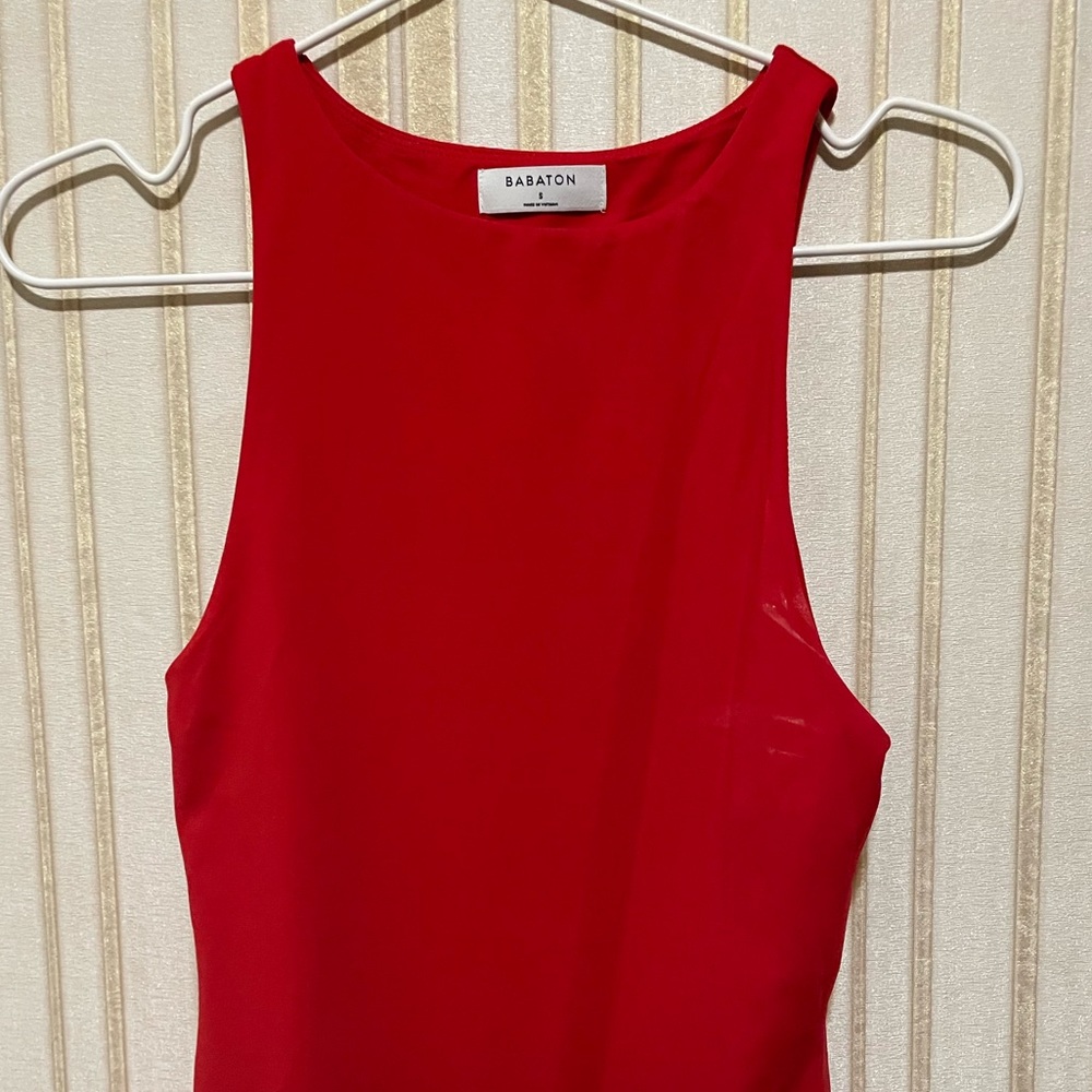Aritzia Red 90’s Bodysuit